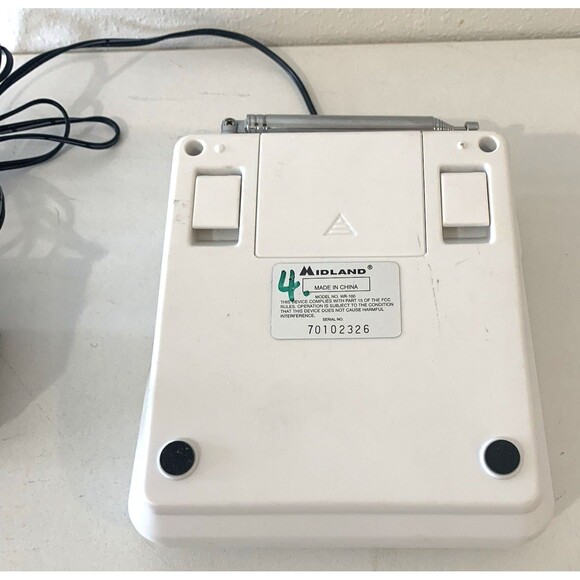 Midland NOAA Public All Hazards Alert Radio Model WR-100 Charger Instructions - Picture 3 of 5
